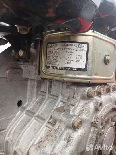 Продам мотоблок kipor бу,с навесные оборудованием