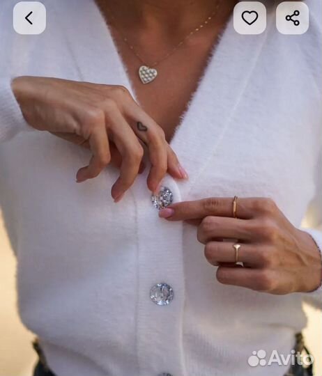 Кардиган женский укороченный