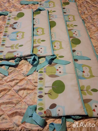 Бортики для детской кроватки