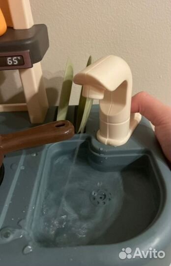 Новая детская кухня с паром и водой