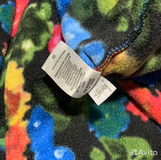 Флис с замком stussy