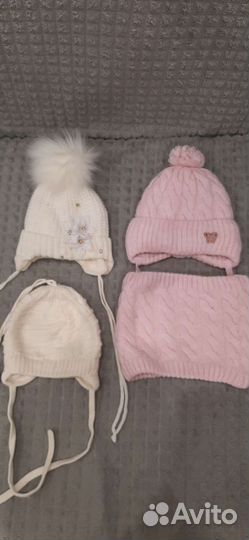 Комплект шапка, шарф