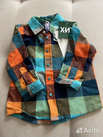 Рубашка новая Playtoday, 74 размер