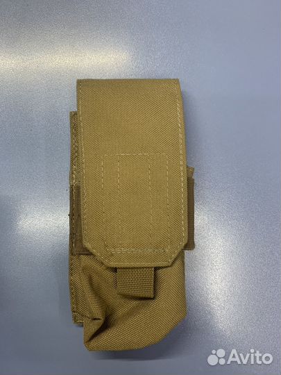 Подсумок под 2 магазина ак wartech койот