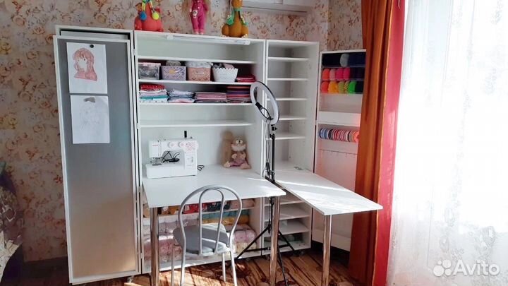 Рабочее место кукольника, вязальщицы, швеи