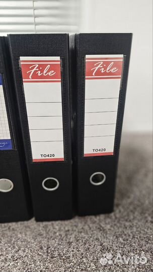 Папки 75 мм Новые с арочным механизмом