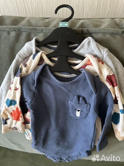 Mothercare motherbear боди 1-3 месяца