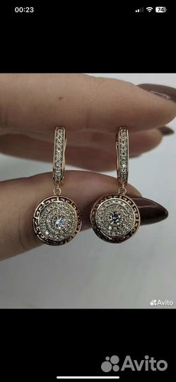 Серьги красивые Версаче