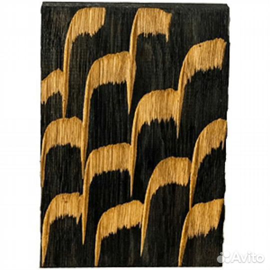 Доска для подачи прямоуг. б/ручки «Вода» темн. /светл. дуб