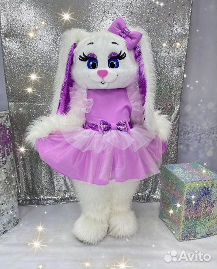 Ростовая кукла Зайка, Мишка, Аниматор