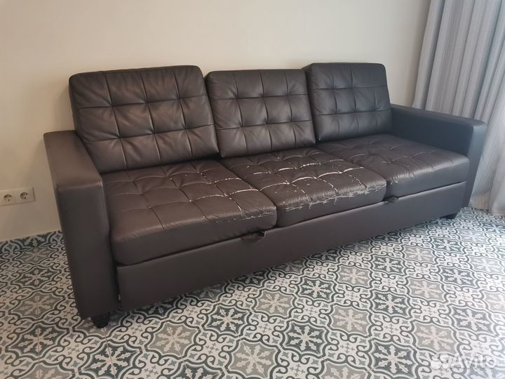Диван прямой раскладной бу
