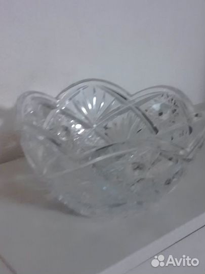 Сапатники из хрусталя средних размеров,ссср