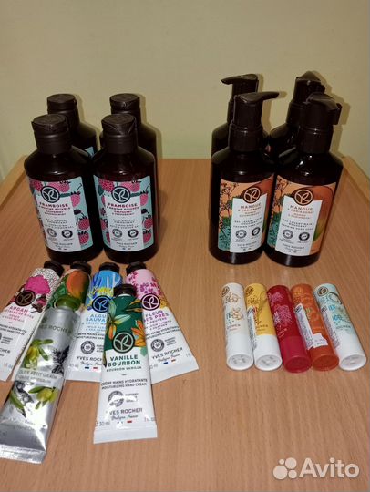Крем д/рук, гель для душа, бальзам для губ Ив Роше