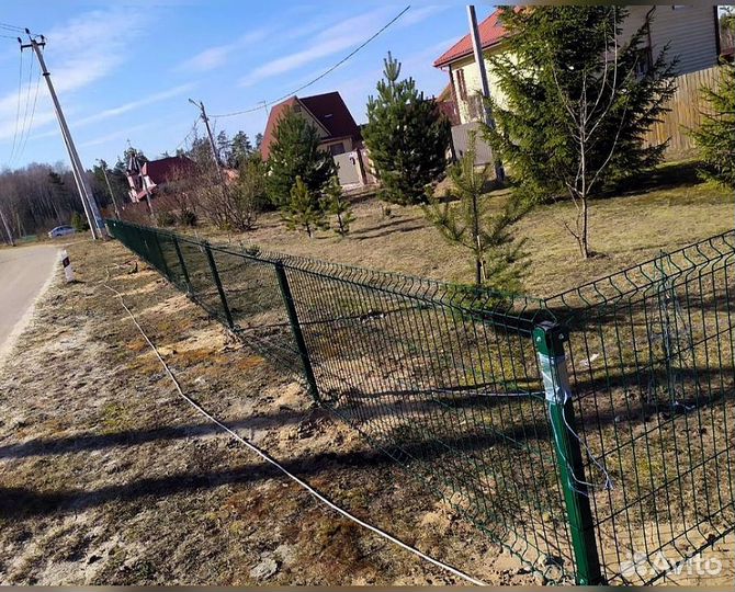 Забор из 3д сетки