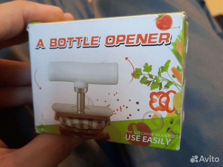 Открывашка для банок с усилием