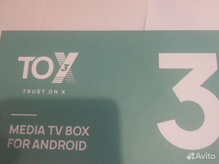 Смарт тв приставка TOX3 4/32Gb новая