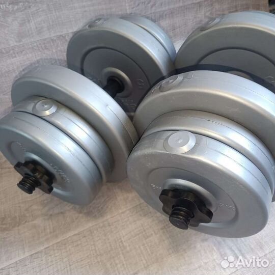 Гантели по 20 кг новые