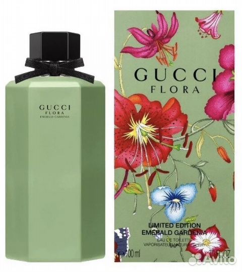 Подарок на 14 февраля Gucci Flora Emerald Gardenia