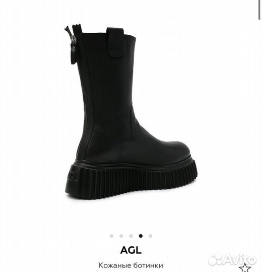 Кожаные ботинки agl