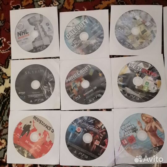Sony PS3 диски лицензии 15 шт