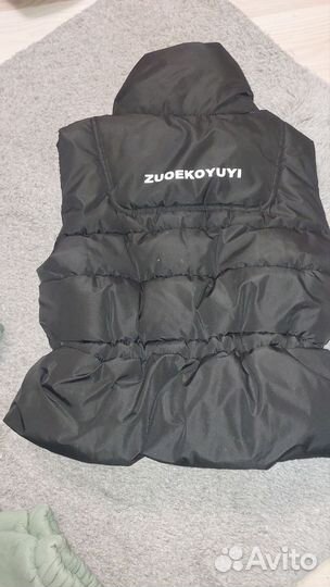 Спортивный костюм утеплённые+безрукавка,размер 116