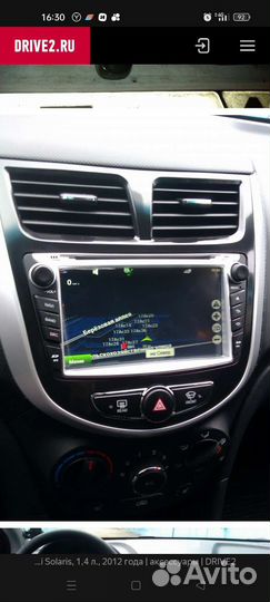 Штатная магнитола на hyundai solaris 1