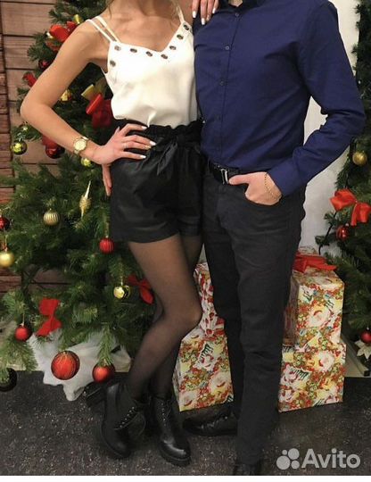 Кожаные шорты