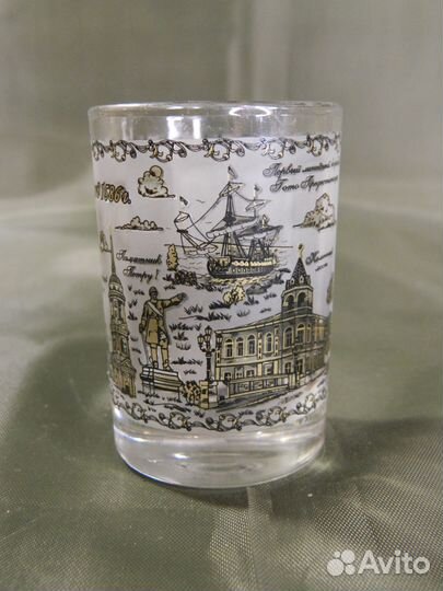 Сувенирная подарочная рюмка Воронеж