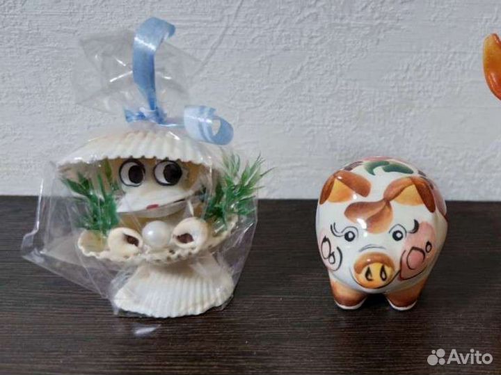 Сувенир кошка, свинья, лягушка