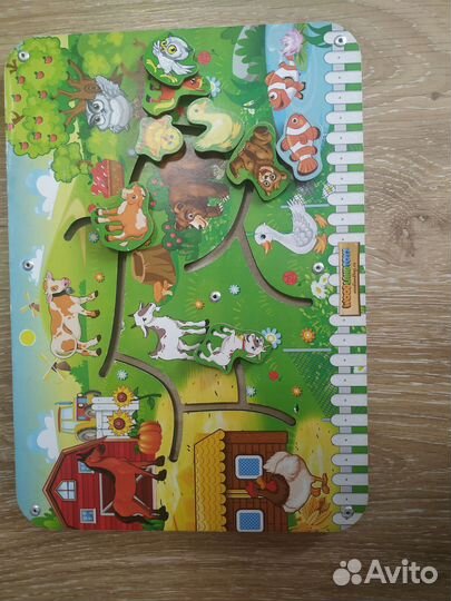 Деревянные пазлы вкладыши (развивающие игрушки)