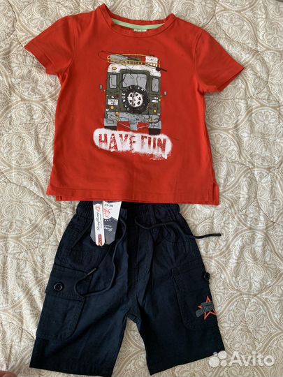 Футболка и шорты 104 - 110