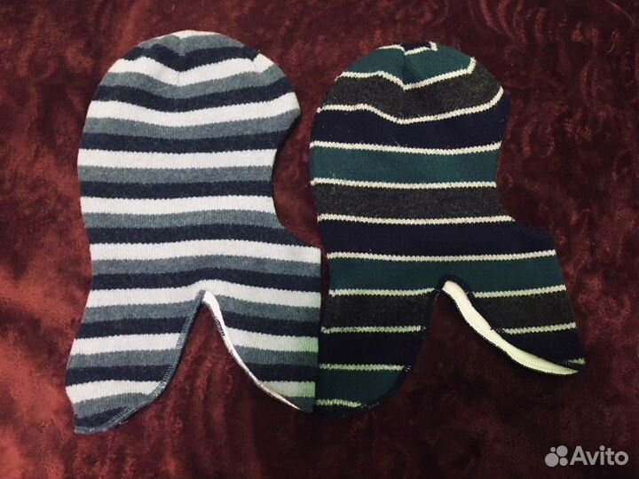 Шапка-шлем зима, 1-2,5 и на 2,5-3,5 года