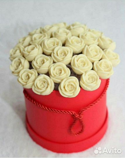 Съедобные розы букет