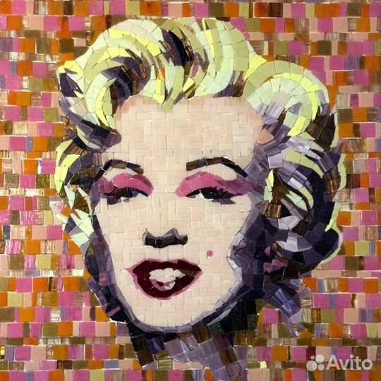 Мозаичное панно Мерилин Монро