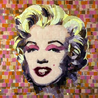 Мозаичное панно Мерилин Монро
