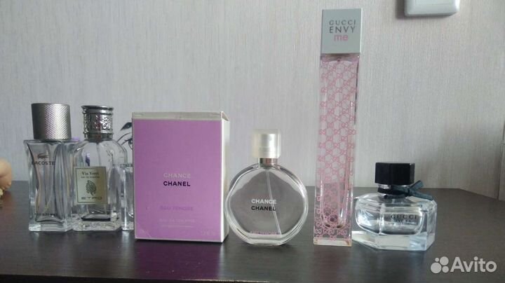 Пустые флаконы от парфюма