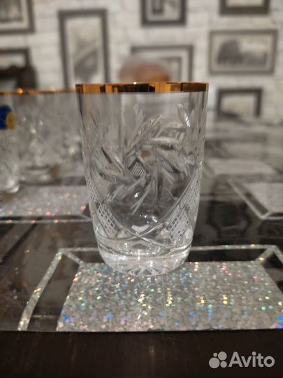 Хрустальные стопки набор