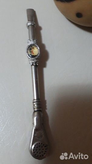 Колебас и бомбилья для чая мате