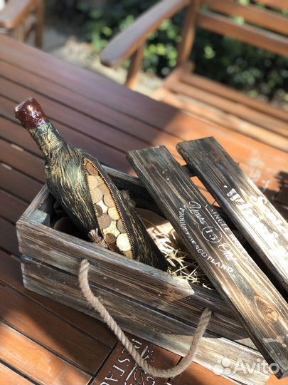 Бутылка декоративная