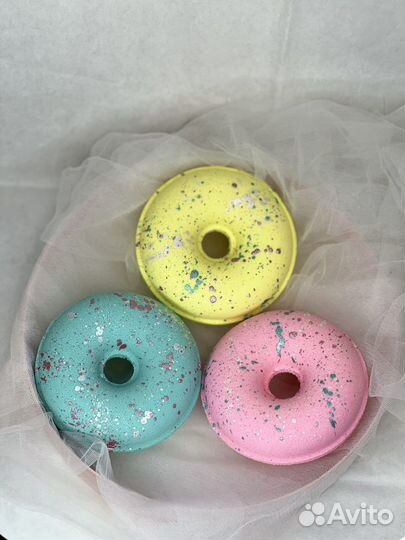 Бомбочка для ванны пончик