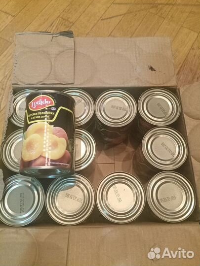 Персики консервированные