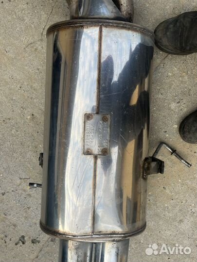 Выхлоп super sprint на BMW E46