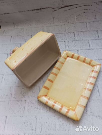 Масленка керамическая