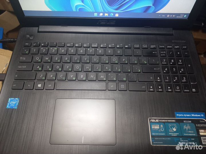 Ноутбук asus для учебы и работы с SSD и 8GB