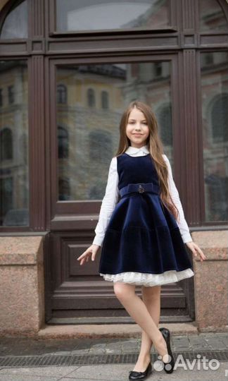 Школьный сарафан 146