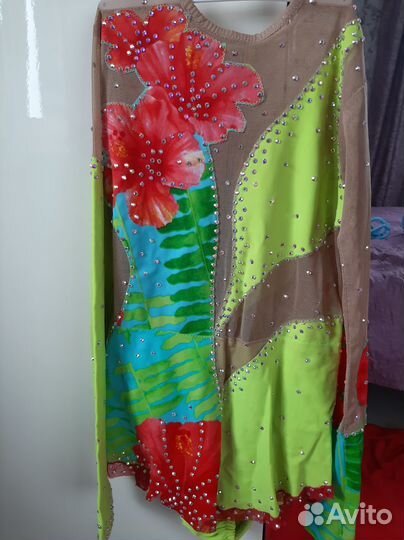 Гимнастический купальник для девочки 5-7 лет