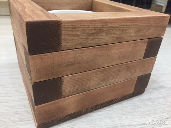 Деревянные кашпо (для цветов)