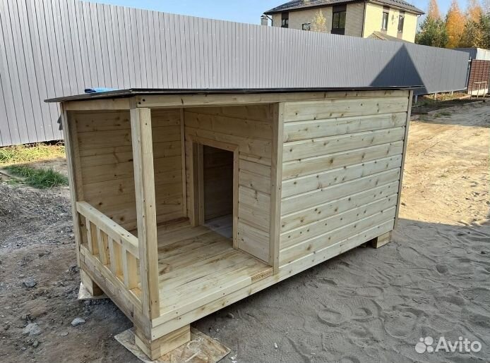 Утеплённая будка конура для собаки уличная
