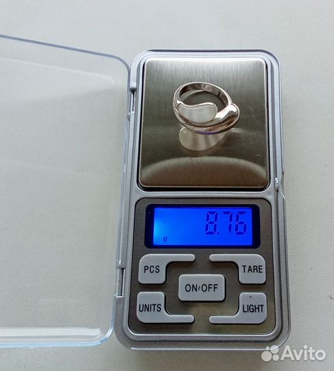 Кольцо с кошачьим глазом. Серебро 925
