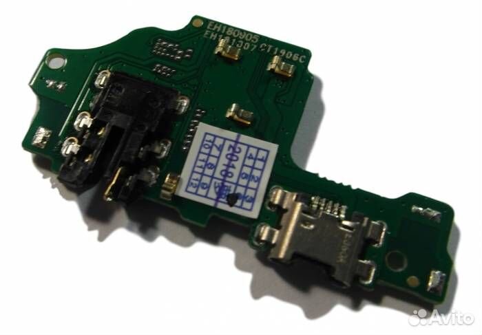 Шлейф Honor 8X (плата) + разъем зарядки + разъем г